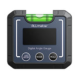 ALLmeter 0-360°(4 * 90°) Digital Angle Finder Level Magnetic Electronic Gauge Inclinometer Protractor Tool with Bubble Level and Magnetic Base LCD ALLmeter