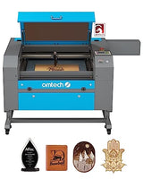 OMTech 100W CO2 Laser Engraver with LightBurn, 20x28 Inch Laser Engraving Cutting Machine with 4 Way Pass Through Air Assist Water Pump Wheels, OMTech