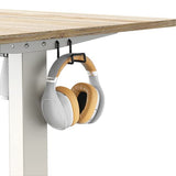 SHW 55-Inch Large Electric Height Adjustable Standing Desk, 55 x 28 Inches, Maple SHW