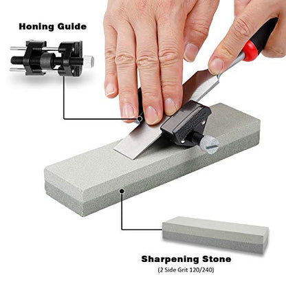 KingTool 87 Pc. Advanced Wood Chisel Set with Storage Case Including Superior Chisels | Heat-Treated Cr-V Alloy Blades Premium Chisel Set for - WoodArtSupply