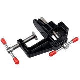 Yakamoz Mini Vise Clamp Small Bench Vice Clamp on Table Vise Drill Press Vice for Wood Craft Carving Jewelry Making DIY Clip on Tool YAKAMOZ