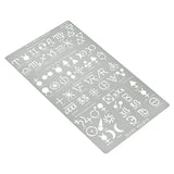 Aleks Melnyk No.398 Metal Stencil, Alchemical Symbols, Small Stencil, 1 PC, Template for Wood Burning, Engraving, Crafting, Scrapbook Aleks Melnyk