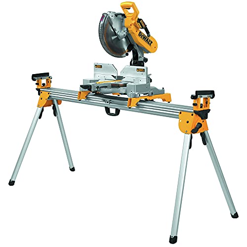 DEWALT Miter Saw Stand, Heavy Duty, 500 lb. Capacity, Portable with Leg Locks (DWX723),Silver DEWALT