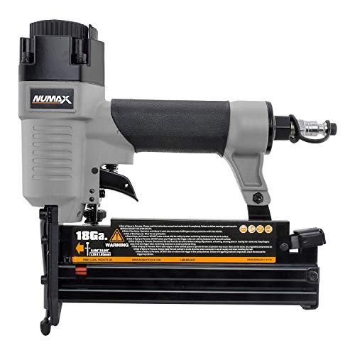 NuMax SL31 Pneumatic 3-in-1 16-Gauge and 18-Gauge 2" Finish Nailer and Stapler Ergonomic and Lightweight Nail Gun with No Mar Tip for Finish Nails, NuMax