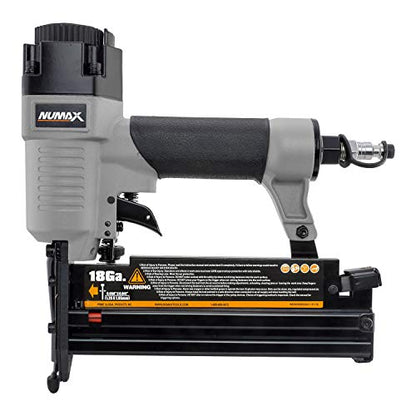 NuMax SL31 Pneumatic 3-in-1 16-Gauge and 18-Gauge 2" Finish Nailer and Stapler Ergonomic and Lightweight Nail Gun with No Mar Tip for Finish Nails, - WoodArtSupply