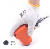 Small Palm Hammer Air Pneumatic Chipping Hammer Smart Mini Hammer Automatic with Aluminium Interchangeable Hammer Heads for Auto Body Panel Bumping Jitterbug