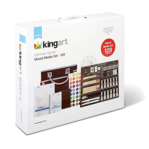 KINGART Ultimate Series Mixed Media Set - Set of 128 KINGART