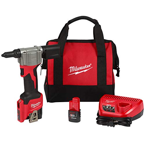 MILWAUKEE ELECTRIC TOOLS CORP 2550-22 M12 Rivet Tool Kit (2550-22) Milwaukee