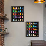 TJ.MOREE Minifigure Display Case for Collectibles, Mini Figure Display Case Wall Mount, 11 x 13.4 inches Black TJ.MOREE