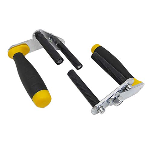 Set of 2 Heavy Metal Gripper Handle Lifting Carrier, Labor Saving Handling for Drywall, Plaster Boards, Wood Panels, Drywall Plywood Sheet