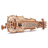 Wood Trick Lyra da Vinci 3D Wooden Puzzle for Adults and Kids to Build - Hurdy Gurdy Kit Musical Instrument - Wood Model Kit Wood Trick