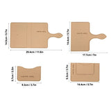 Acrylic Templates, Practical Leather Craft Tool, Leather Pattern Templates, Acrylic Bag Template Set Passport Bag Pattern Making Stencil Laser Cyrank