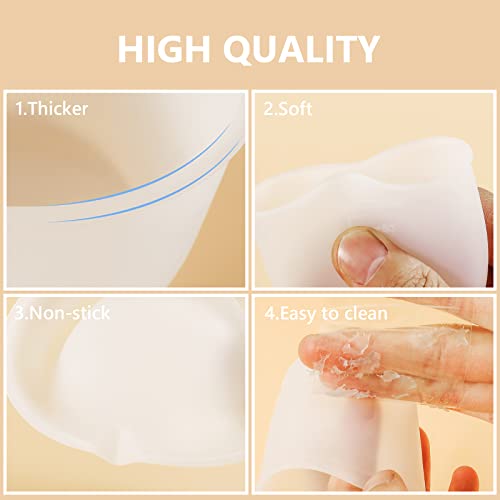 KISREL Silicone Measuring Cups for Resin, Resin Supplies with 600&100Ml Silicone Cups, Resin Mixing Cups, Silicone Stir Sticks, Epoxy Mixing Cup