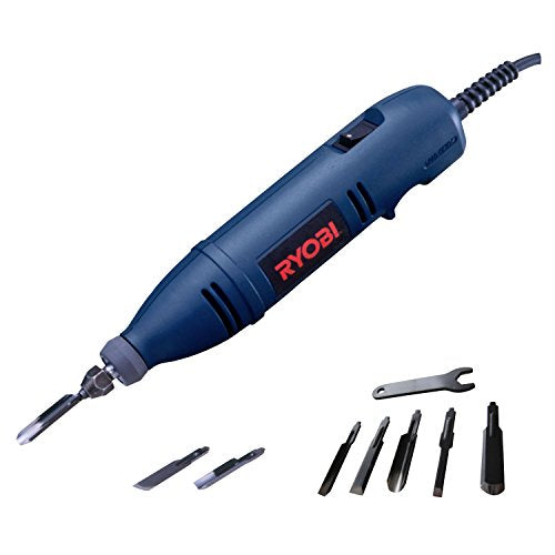 Dc-501F Ryobi Electric Carving Knife with 5 Replacement blades set 4989692 - WoodArtSupply