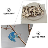 Gadpiparty 50pcs Shaped Sea Decorations Projects Animals Whale Seahorse Wedding Ornaments Blank Paint Octopus Wood Dolphin Wooden Ocean Unfinished Gadpiparty