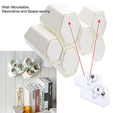 BTSKY Hexagonal Creative Pen Holder, Pen Container, Brush Pot, Combination Desktop Storage Organizer, Creative Hanging Planter Holder Multifunctional BTSKY