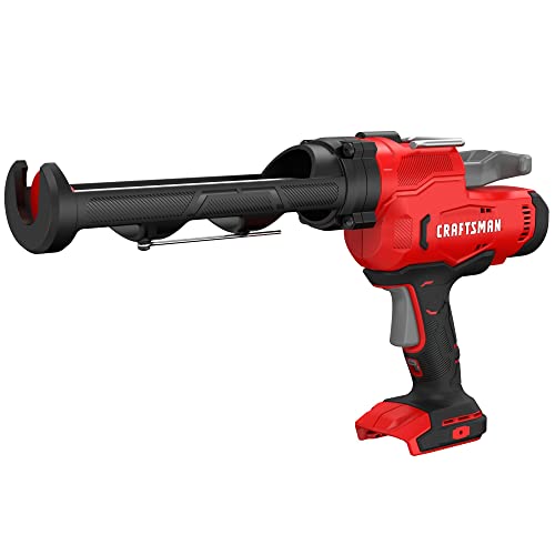 CRAFTSMAN V20 Caulk Gun, No Drip, Cordless, with anti-drip and variable speed, Tool Only (CMCE600B) - WoodArtSupply