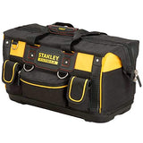 STANLEY FATMAX Open Mouth Rigid Tool Bag with Storage Compartment, Multi-Pockets Storage Organiser, 20 Inch, FMST1-71180 Stanley