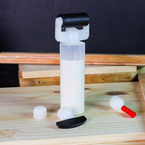 DCT Wood Glue Spreading Woodworking Kit – 8 oz Ounce Bottle, Roller Applicator, Dowel Hole Nozzle, Biscuit Slot Tip Deadwood Crafted Tools