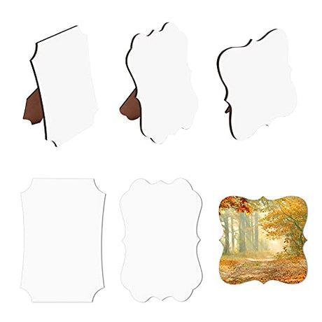 FINGERINSPIRE 3 Pcs Blank Sublimation Photo Frame Heat Transfer Blank Photo Frame MDF Frame Sublimation Blank Photo Frame Wooden Sublimation Photo FINGERINSPIRE