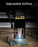 Creality Official Air Assist for CR-Laser Falcon 10W, 22 L/min Adjustable Air Assist Pump, for Laser Cutter and Engraver, Blow Away Smoke and Dust, Creality