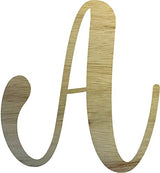 Wooden Letter 12" Blank A Cursive CASKING Cream Font NEXTCraft
