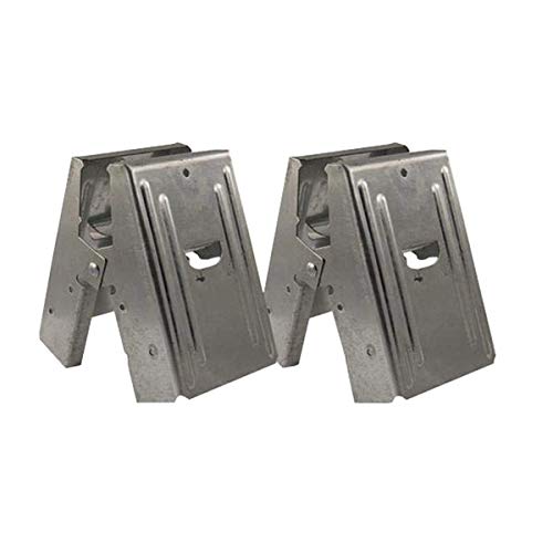 2-Piece Heavy Duty Sawhorse Brackets with 400Lb / 180Kg Capacity (One Pair), TARP-TL-02 - WoodArtSupply