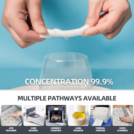Technical Prep Pads Cleaning Wipes - 99.9% Electronic Cleaning Wipes, Multi-Purpose Non Woven Handy Wipes Cleaning Sheets for Surfaces, Printer, BIHYM