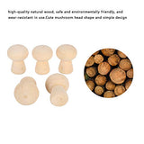 Garosa 20PCS Unfinished Wooden Peg Dolls Bodies Wood Shapes Figures Mushroom Head for DIY Decoration Arts and Crafts Birch and Maple Wood Turnings Garosa