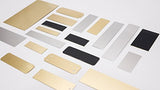 Engraving Plate Assortment - 20 Piece Aluminum and Brass Stamping Custom Engraving Plates