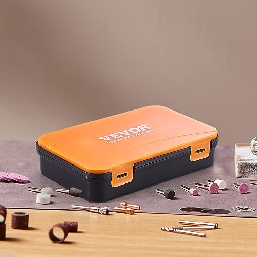 VEVOR 357PCS Rotary Tool Accessories Kit, 1/8" Diameter Shank Power Rotary Tool Accessories Set, Universal Fitment Electric Tool Accessories for VEVOR