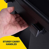 Plano Sportsman Trunk with Wheels, Black, 108-Quart, Lockable Storage Box, Rolling Sportsman Trunk, Hunting Gear and Ammunition Bin, Heavy-Duty Plano