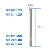 Porotmotor Motorcycle Fork Damper Rod Bleed Tool, 5 Sizes in One M10 x 1.0/1.25, M12 x 1.0/1.25, M14 x 1.0 Fork Cartridge Holding Tool Fork porotmotor