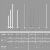 CandMak Candle Wick Kit, 60 Cotton Candle Wicks with Candle Making Tools for Candle Making (Thick 4"+6"+8") CandMak