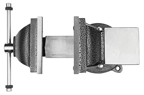 Performance Tool MV8 Hammer Tough Powder Coating, 360 Degree Swivel 8-Inch Bench Vise (7-Inch Jaw Opening, 3-Inch Throat Depth) Performance Tool