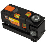 Klein Tools 93PTL Pocket Laser Level, Magnetic Bright Red Plumb Leveling and Alignment Tool, 3 Bubble Vials, 360-Degree Wall Attachment Klein Tools