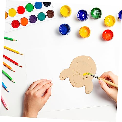 Yardwe 36 Sets DIY Wooden Wind Chime Stocking Stuffers Unfinished Wind Chimes Build Wind Chime kit Whale Windchime Kids Art Toys Toddler Gift Hanging Yardwe