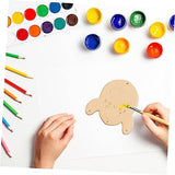 Yardwe 36 Sets DIY Wooden Wind Chime Stocking Stuffers Unfinished Wind Chimes Build Wind Chime kit Whale Windchime Kids Art Toys Toddler Gift Hanging Yardwe