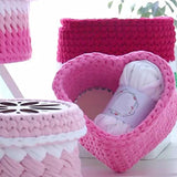 STOBOK 4pcs Wooden Basket Bottoms for Knitting Wooden Basket Bottom Basket Bottom for Crochet for Crochet Unfinished Wooden Round Weaving Knitting STOBOK