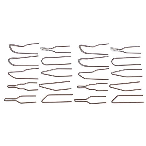 Burning Wire Tip, 20 Pieces Pyrography Wire Tips Replacement Metal Alloy Carving Heating Pen Nibs High Impedance Wood Burning No Bend Heating 30-50W Tiiyee