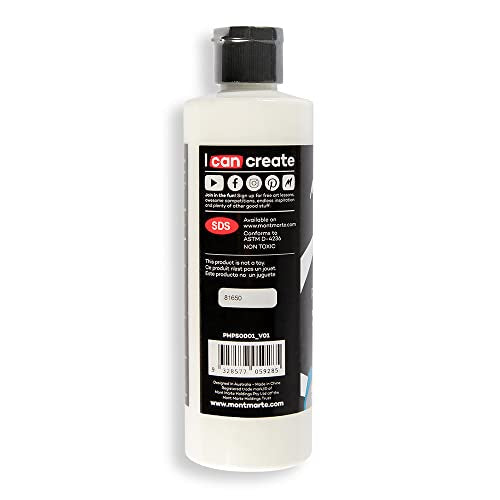 MONT MARTE SuperCell Pouring Paint 240ml - White - WoodArtSupply