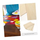 VILLCASE 5pcs Board Basswood Nativity Crafts Unfinished Wood Blocks Thin Wood Plywood Squares Wood Squares for Craft Wood Crafts Unfinished Thin VILLCASE
