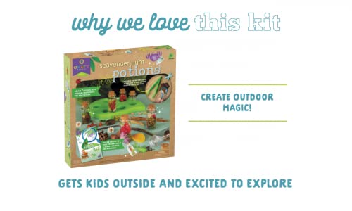 Craft-Tastic Scavenger Hunt Potions - Nature DIY Craft Kit - Create Magical Nature Potions - Makes 7 Potions - Comes with Recipe Book - Ages 4+ with PlayMonster