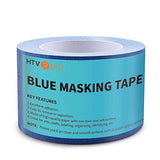 HTVRONT Blue Painters Tape - 1 Inch x 60 Yards x 3 Rolls Masking Tape, Multi-Surface Painters Tape, Paint Tape for Wall, Painting, Craft, Art HTVRONT