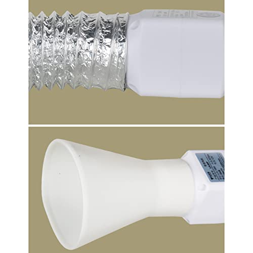 2 Inch Antidious Fume Extractor with Speed Controller & 20 Feet of Ducting 18W Inline Exhaust Fan Smoke Soldering DIY Fan for Soldering Work Laser DAYDAY helper