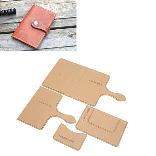 Acrylic Templates, Practical Leather Craft Tool, Leather Pattern Templates, Acrylic Bag Template Set Passport Bag Pattern Making Stencil Laser - WoodArtSupply