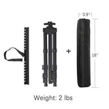 STARHOO Easel for Painting Canvas - Aluminum Art Easel Stand for Table Top/Floor 17" to 63" Adjustable Height with Portable Bag Classic Black Starhoo