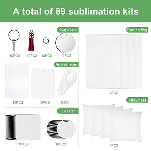 Sublimation Air Fresheners - Sheet of 6/8