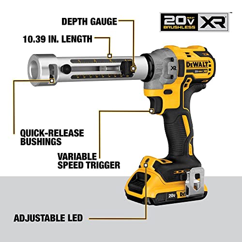 DEWALT 20V MAX XR Cable Stripper, Cordless Kit (DCE151TD1) DEWALT