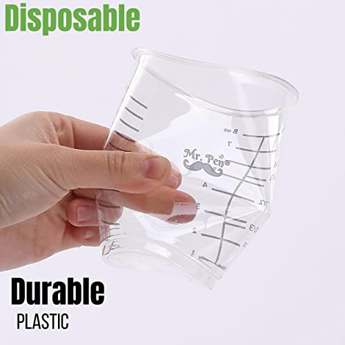 Mr. Pen- Disposable Measuring Cups for Resin, 8 oz, 20 Pack, Resin Mixing Cups, Plastic Measuring Cups for Resin, Epoxy Measuring Cups Disposable, - WoodArtSupply